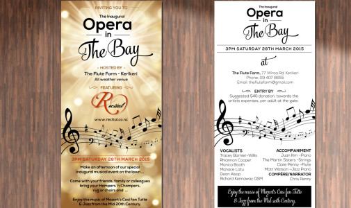 Recital Opera Flyer